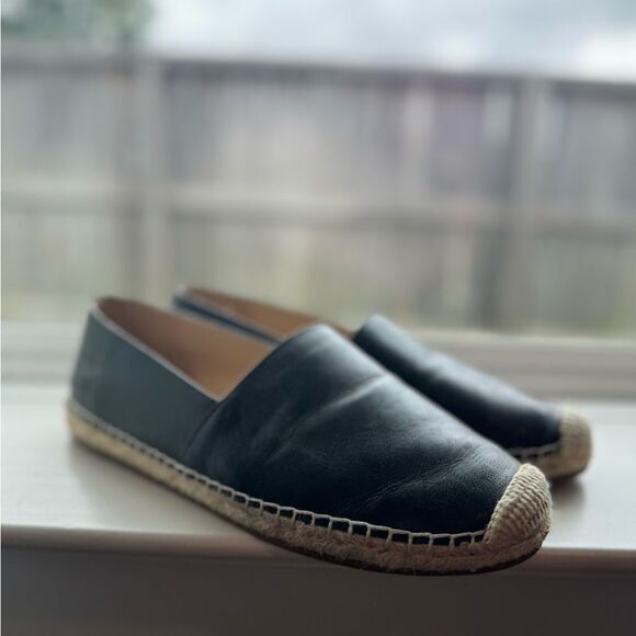 Coach Women’s Carley Perforated Logo Espadrille Flats size 9 - Picture 7 of 16